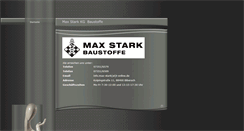 Desktop Screenshot of max-stark-baustoffe.de